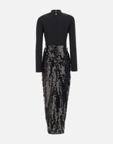 Abito midi annodato pailettes 115254 100 ROTATE BIRGER CHRISTENSEN 