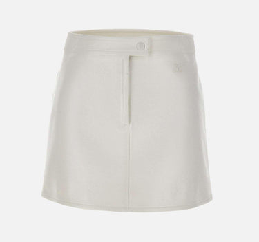 Mini gonna "Reedition Vinyl" PERCJU001VY0014 HERWHITE COURREGES 