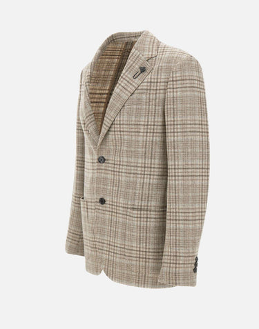 Blazer in lana e cashmere CN6202E AAIF65517210GR LARDINI 