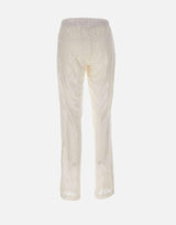 Pantaloni con pizzo firebird KE3455 WHITE ADIDAS 