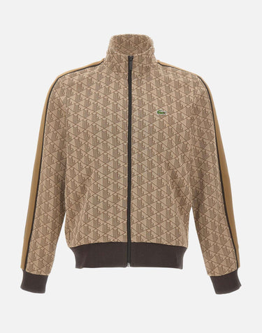 Felpa in jacquard con zip Paris SH1368 6IR LACOSTE 
