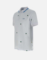 "Full embroidery polo" A35128 01 SUN68 