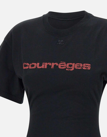 T-shirt  in cotone 125JTS168JS0112 B087 COURREGES 