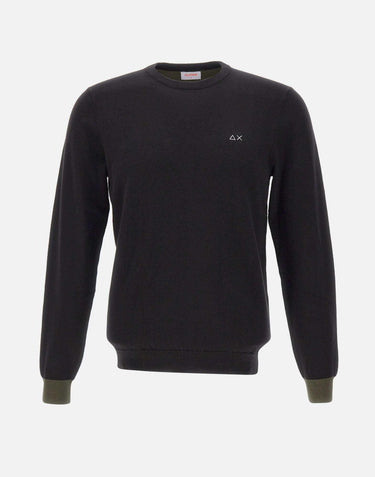 Maglia in lana e cotone K45143 11 SUN68 