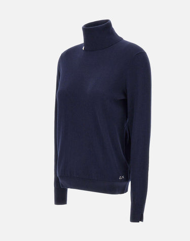Dolcevita in lana e cotone K44202 07 SUN68 