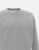 Felpa  "Crewneck Classic Loopback" in cotone MJT085A 03377055 THOM BROWNE 
