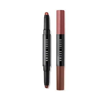 "Dual-Ended Long-Wear Cream Shadow Stick Rusted Pink Shimmer/Cinnamon Matte" 1.6gr EYTX050000 1.6GM BOBBI BROWN 