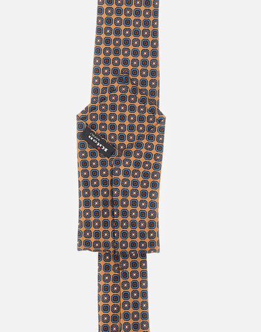 Cravatta in seta con motivo geometrico UCRVKRC01M9604 000 KITON 