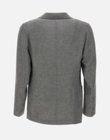 Blazer in misto lino, lana e seta M75GIAK03 TES0K02422N ELEVENTY 