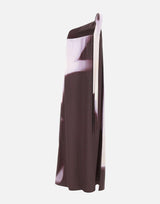 Vestito monospalla con stampa floreale 50560086 990 BOSS 
