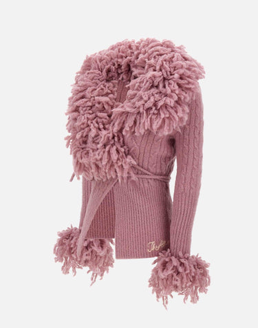 Cardigan lana e cashmere 251WCD00006 KWW004AA026 THE ATTICO 