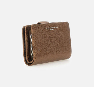 "Wallet grain" PFWBW13757 GRNLMTOASTED GIANNI CHIARINI 