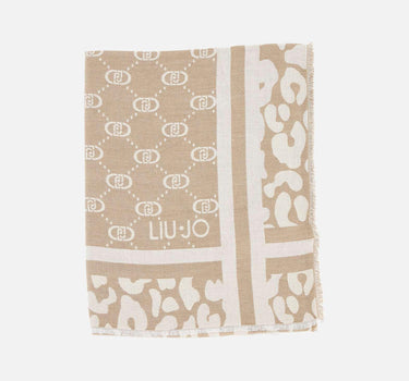 Stola con logo 2F5040T0300 30003 LIU-JO 