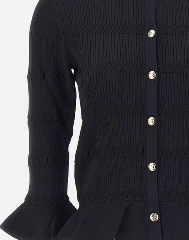 Cardigan in misto viscosa CA6103MS55N 22222 LIU-JO 
