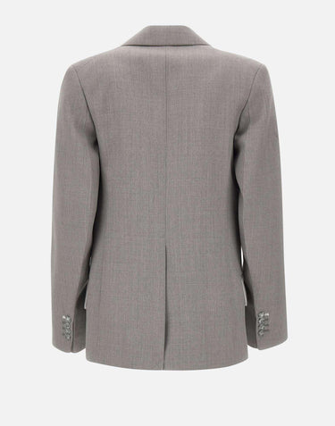 "Sculptural Sleeve Jacket" 1425WJK006630B LTMELANGE VICTORIA BECKHAM 