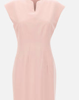 Abito midi a clessidra RZ16446 PINK NISSA 