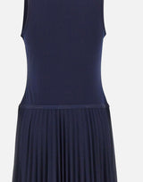 Abito lungo senza maniche plissettato EF2432 166 LACOSTE 