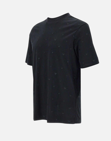 T-shirt cotone e lyocell EM001400 AF10017FC185 EMPORIO ARMANI 