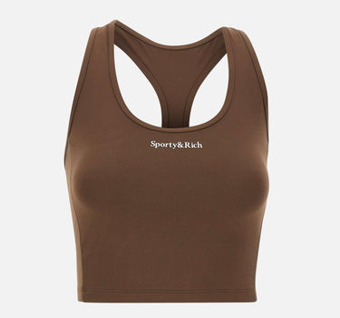 Canotta sportiva con logo Serif TO02366300BR27 TOFFEE SPORTY & RICH 