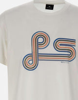 T-shirt con stampa a spirale "PS" M2R011RVP5800 01 PS PAUL SMITH 