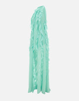 Abito lungo con rouches 8212 TIFFANY LES FILLES D'EVA 