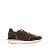 Sneakers in pelle scamosciata e tessuto N77SCNN02 SCA0N026052502 ELEVENTY 