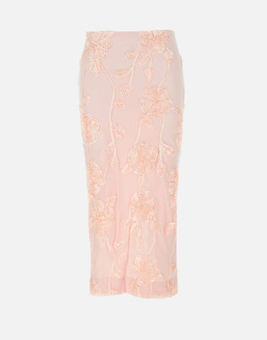 "Flower mesh Pencil skirt" 113693 3042 ROTATE BIRGER CHRISTENSEN 
