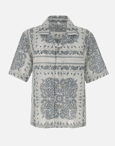 Camicia in lino e cotone K75CAMK07 TES0K22811 ELEVENTY 