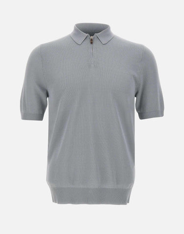 Polo in cotone con mezza zip M76MAGM90 MAG0M00808 ELEVENTY 