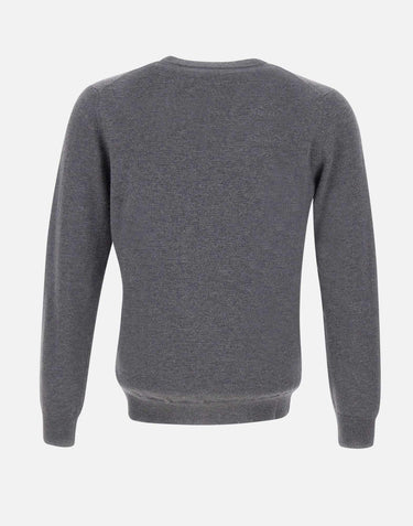 Maglia girocollo in lana vergine 400801 032 KANGRA 