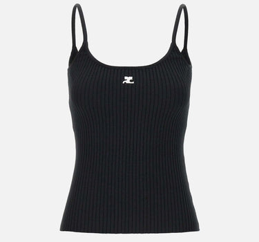 Top "Reedition" PERMDE012FI0001 BLACK COURREGES 