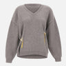 "Gray golden button knit cardigan" MY008 GREY JACQUES WEI 