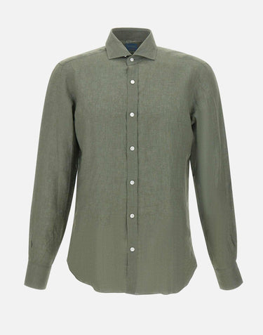 Camicia in  lino LFU02P0147029U 0003 BARBA 