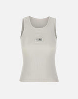 Canotta a costine in jersey S52NL0075 M20054101 MM6 MAISON MARGIELA 