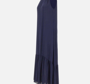 Abito lungo con balza SP1OR002 3003 KAOS 