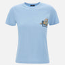 T-shirt con ricamo e Pegaso WRMA0006 AR473B0071 ETRO 