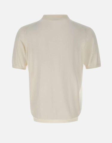 Polo in misto seta e cotone 300423 025 KANGRA 