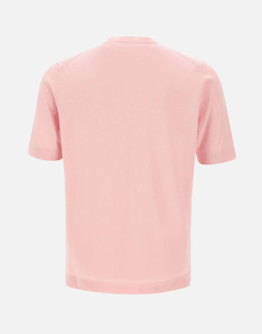 T-shirt in crepe di cotone TS0MC CR14R320 FILIPPO DE LAURENTIIS 
