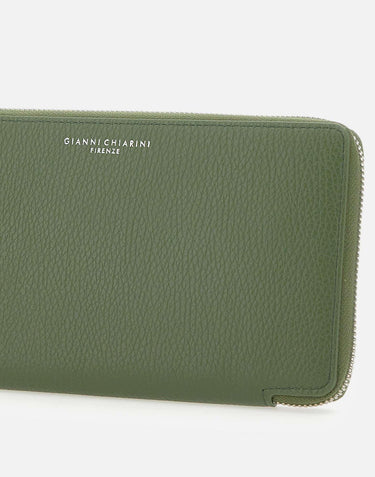 "Wallet grain" PFWBW13662 GRNDEEPFIR GIANNI CHIARINI 