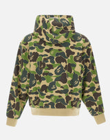 Felpa con cappuccio "ABC Camo Heavy Wash" 001ZPM301308M GREEN BAPE 