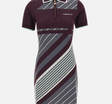 "Diagonal sporty dress" WAW25KW1087 01 CASABLANCA 