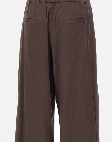 Pantaloni in misto lino V169722509 712CLV VINCE. 