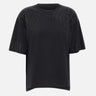 T-shirt in cotone con perline G315Z100523N 033 ELENA MIRO' 
