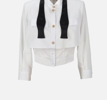 Camicia  in popeline di cotone CA10251E2 221 ELISABETTA FRANCHI 