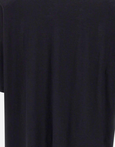 Abito in cotone con spalline imbottite VAQ11T016 BLACK VAQUERA 