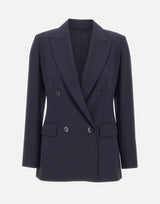 Blazer sfiancato in crêpe di lana 2616041061600 004 MAX MARA STUDIO 