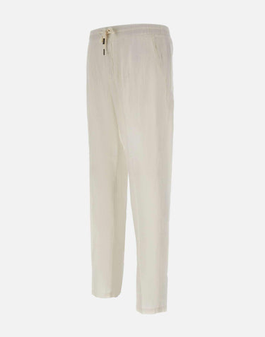 Pantaloni in misto lino con coulisse 26PG1649 01 PERFECTION 