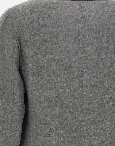 Blazer in misto lino, lana e seta M75GIAK03 TES0K02422N ELEVENTY 