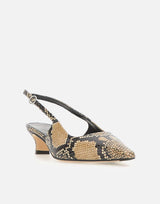 Scarpe slingback "Catrina" PU0114006006126 HAZELNUT AEYDE 