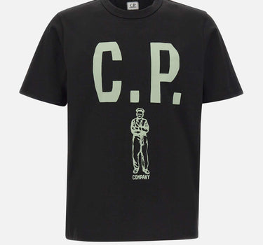 T-shirt in cotone mercerizzato 19CMTS112A 110301W999 C.P. COMPANY 